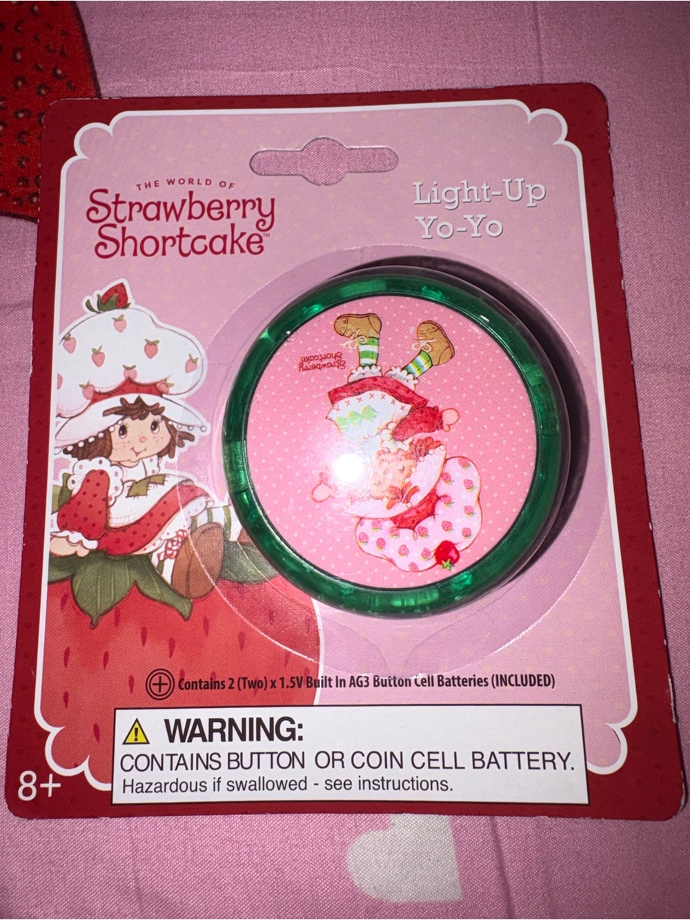 Strawberry Shortcake Light-Up Yo-Yo in Pink & Green